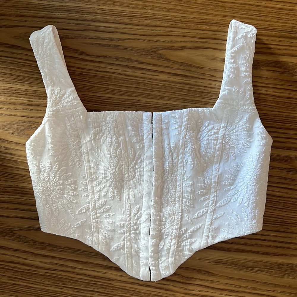 Princess Polly White “In Your Dreams” Corset Top